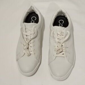 CALVIN KLEIN WHITE LEATHER SNEAKER MENS SIZE 13